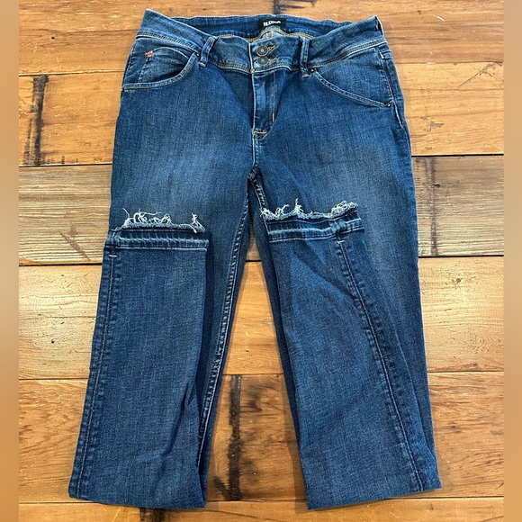 Hudson Jeans Denim - Hudson Jeans The Collin Dark Wash Skinny Jeans Size 27